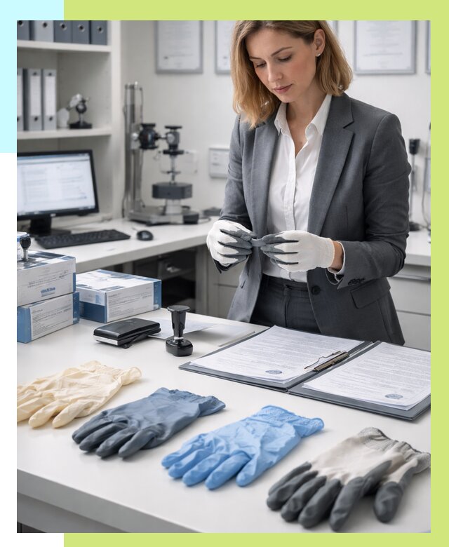 Сертификация перчаток в Дальнереченске от 8662 р. | Алешин-Длн