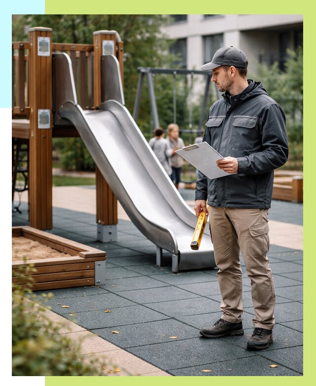 Сертификация детских площадок в Дальнереченске от 25475 р. | Алешин-Длн