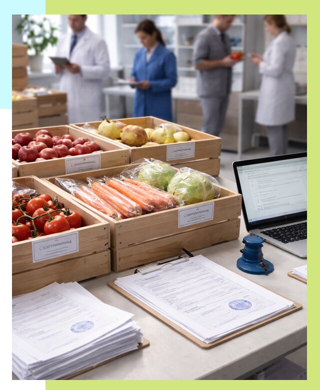 Сертификация овощей и фруктов в Дальнереченске от 8662 р. | Алешин-Длн