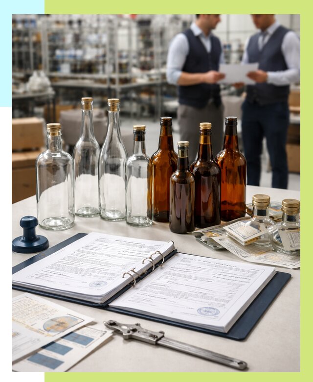 Сертификация стеклянных бутылок в Дальнереченске от 25475 р. | Алешин-Длн