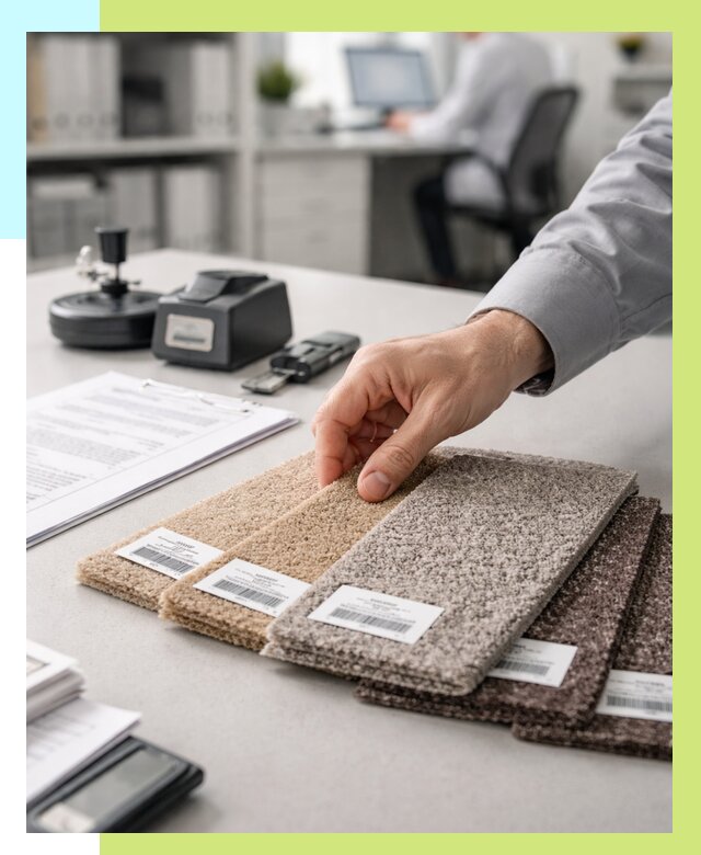 Сертификация ковролина в Дальнереченске от 15285 р., Алешин-Длн