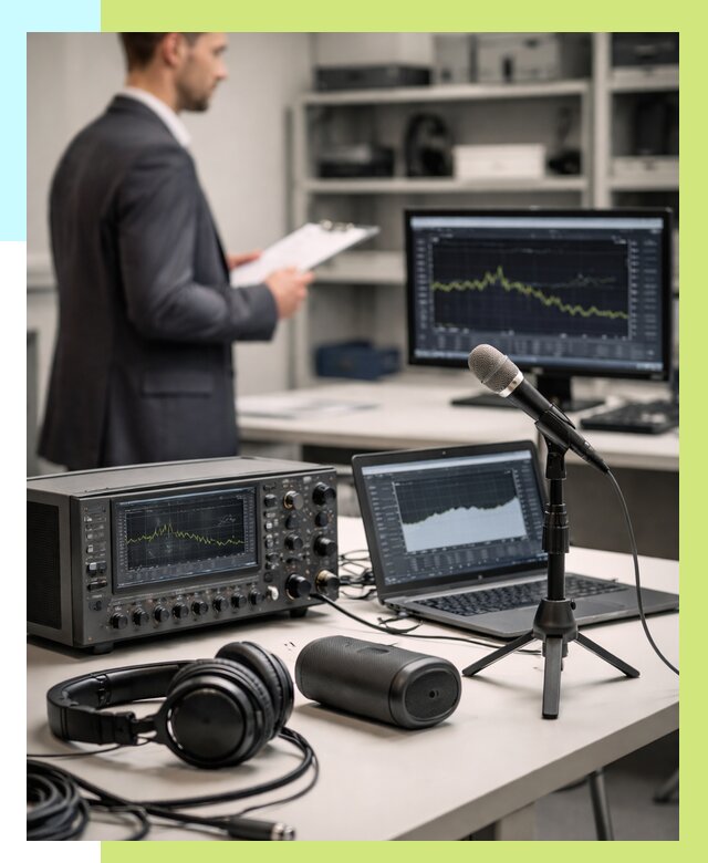 Сертификация аудиотехники в Дальнереченске от 15285 р., Алешин-Длн