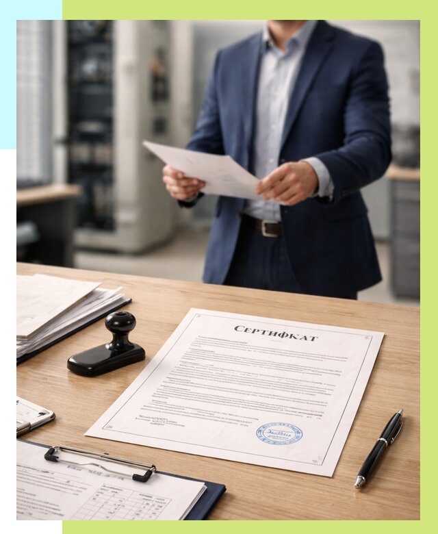 Сертификат на оборудование в Дальнереченске от 15285 р. | Алешин-Длн