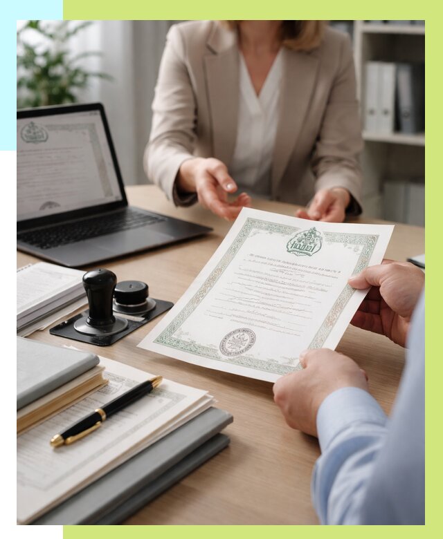 Халяль сертификат в Дальнереченске, получить от 15285 р. | Алешин-Длн