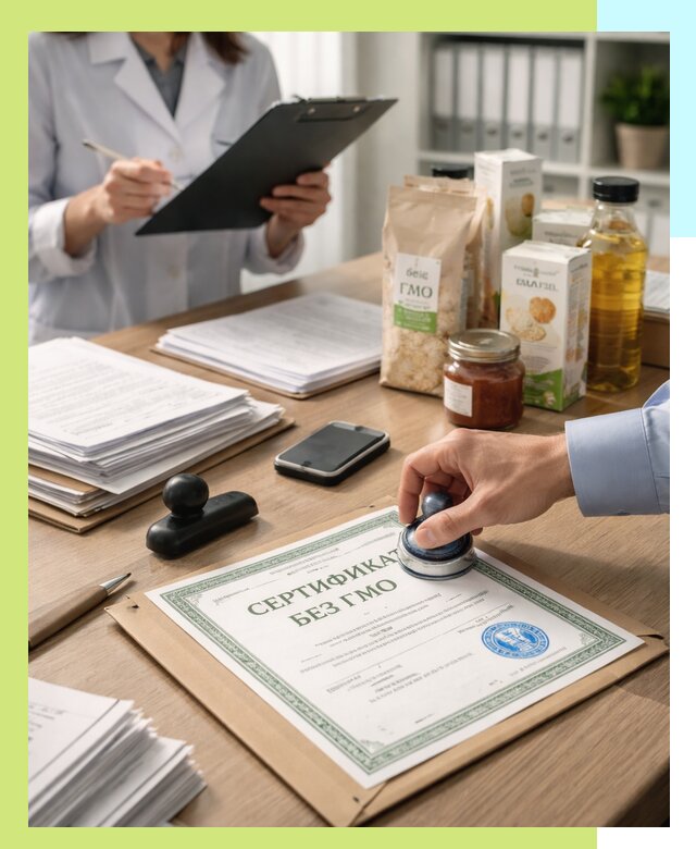 Получение сертификата Без ГМО для продукции в Дальнереченске