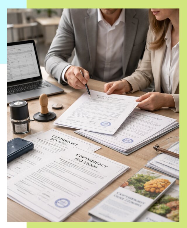 Сертификат ISO 22000 в Дальнереченске от 40760 р. под ключ | Алешин-Длн