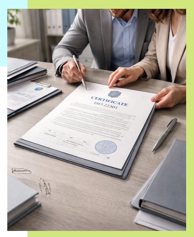 Сертификат ISO 22301 в Дальнереченске от 45855 р. | Алешин-Длн срочно